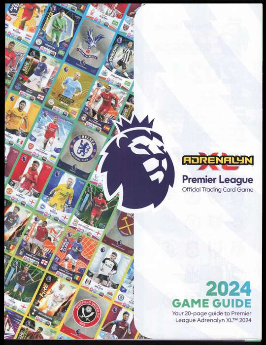 Panini XL Adrenalyn Premier League 2024 Official Trading Card Game Guide & Gameboard Set