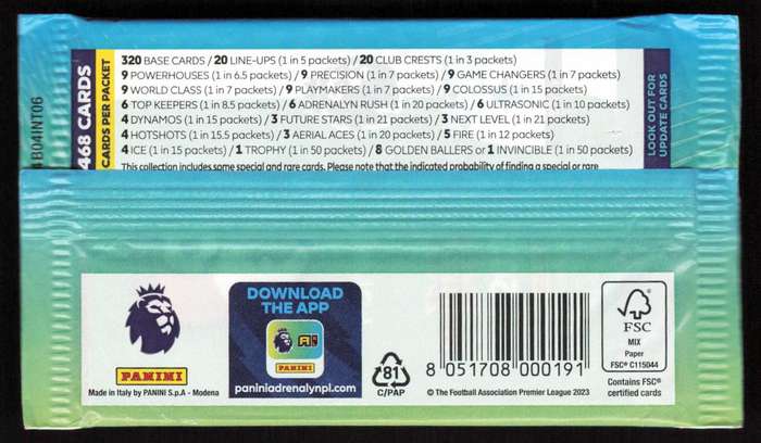 Panini XL Adrenalyn - Premier League 2024 Official Trading Card Game Factory Sealed 6 card Pack