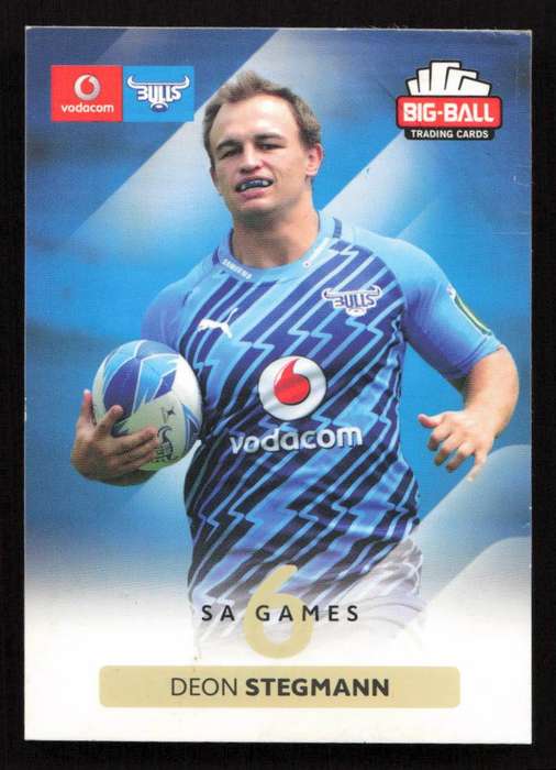 Big Ball 2012 Rugby Trading Card Card 021/248 Deon Stegmann