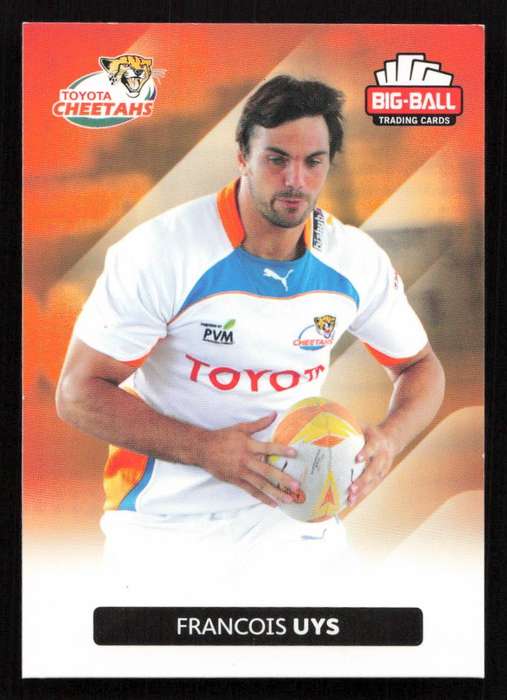 Big Ball 2012 Rugby Trading Card Card 068/248 Francois Uys