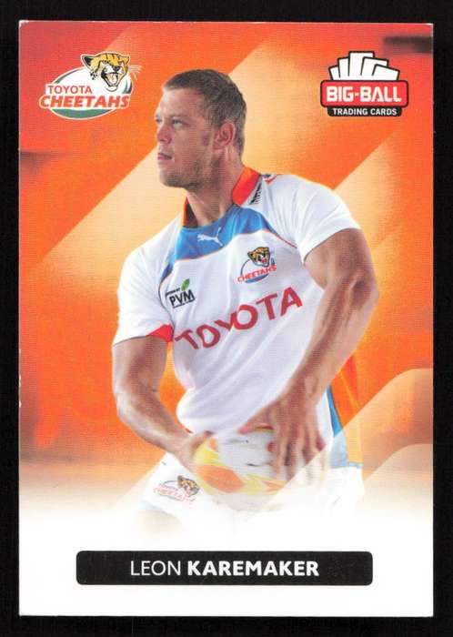 Big Ball 2012 Rugby Trading Card Card 078/248 Leon Karemaker