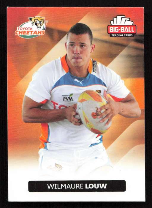 Big Ball 2012 Rugby Trading Card Card 099/248 Wilmaure Louw