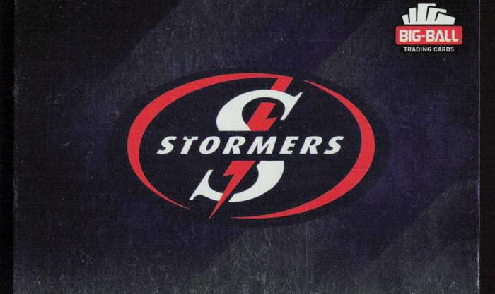 Big Ball 2012 Rugby Trading Card Card 152/248 Stormers