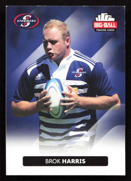 Big Ball 2012 Rugby Trading Card Card 163/248 Brok Harris