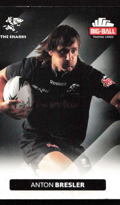 Big Ball 2012 Rugby Trading Card Card 210/248 Anton Bresler