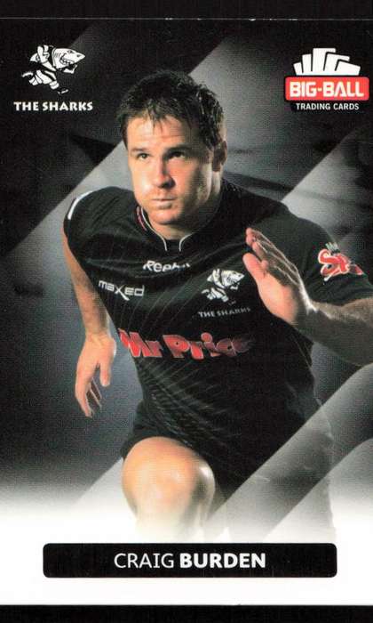 Big Ball 2012 Rugby Trading Card Card 215/248 Craig Burden