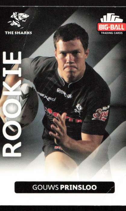 Big Ball 2012 Rugby Trading Card Card 218/248 Gouws Prinsloo
