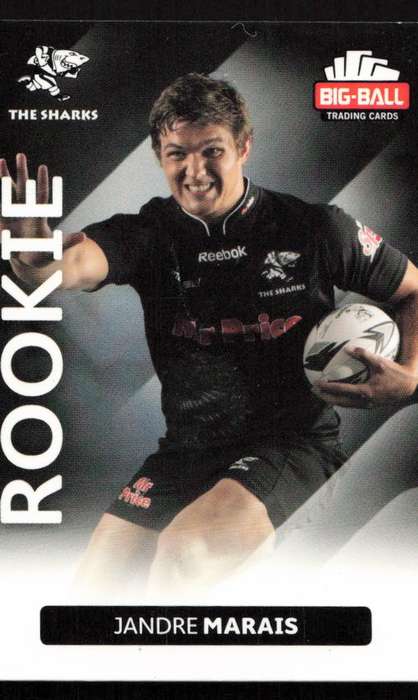 Big Ball 2012 Rugby Trading Card Card 221/248 Jandre Marais