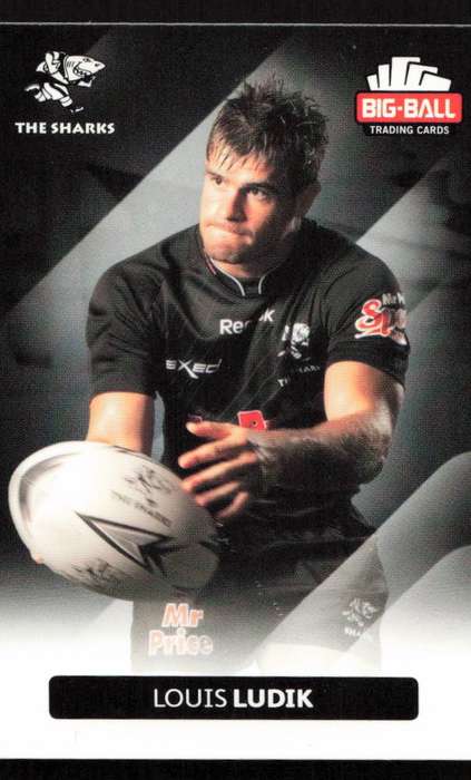 Big Ball 2012 Rugby Trading Card Card 228/248 Louis Ludik