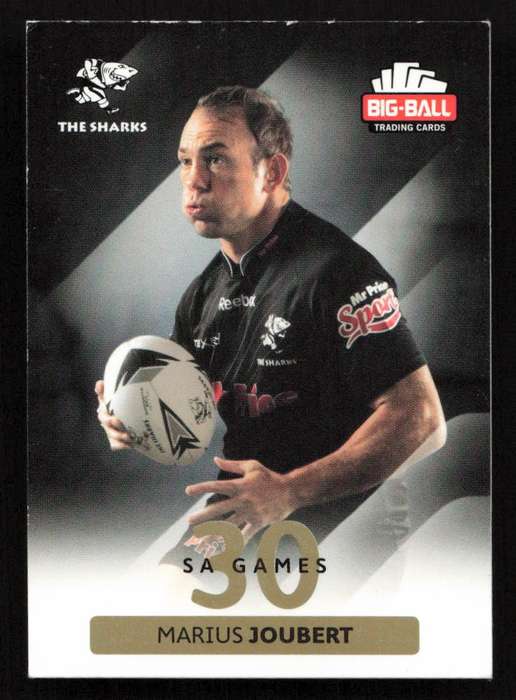 Big Ball 2012 Rugby Trading Card Card 232/248 Marius Joubert
