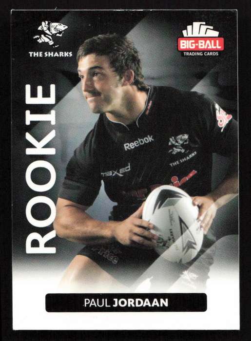Big Ball 2012 Rugby Trading Card Card 237/248 Paul Jordaan