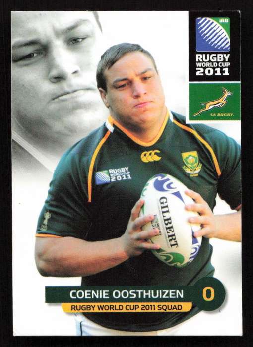 Rugby World Cup 2011 - Card 070/205 - Coenie Oosthuizen