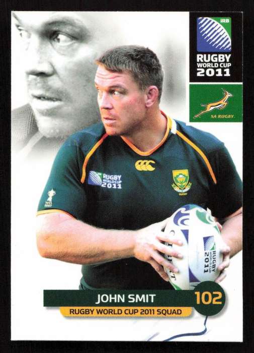 Rugby World Cup 2011 - Card 082/205 - John Smit
