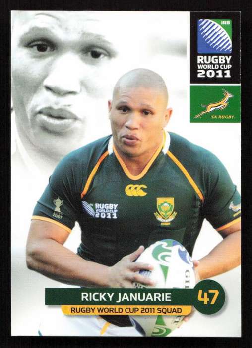 Rugby World Cup 2011 - Card 094/205 - Ricky Januarie