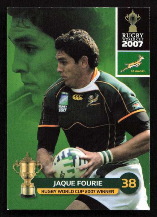 Rugby World Cup 2007 - Card 144/205 - Jaque Fourie