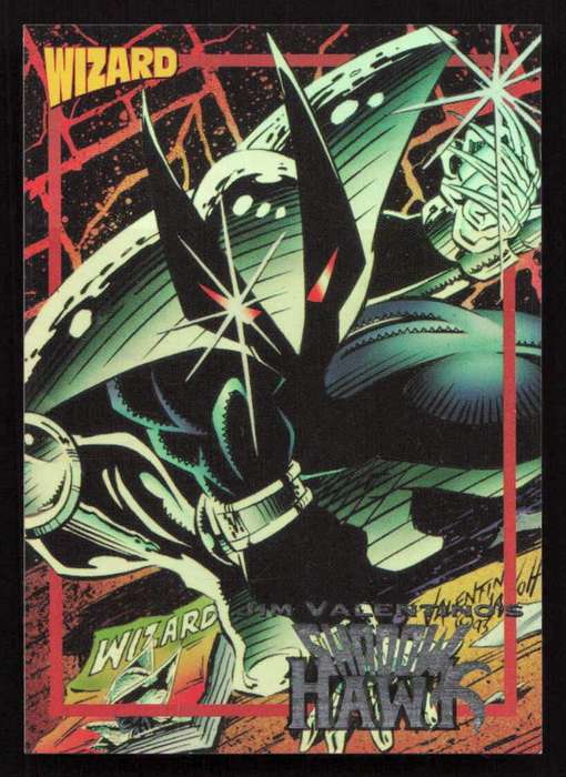 Wizard Magazine 1993 Jim Valentino's Shadow Hawks Card 8