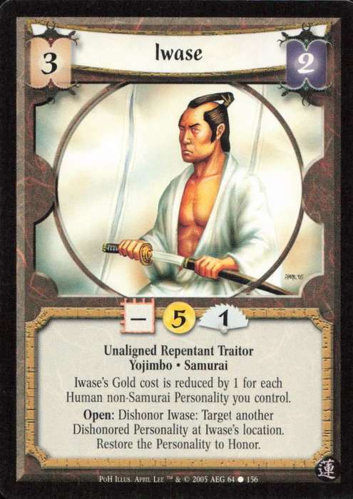Legends of the Five Rings - L5R Iwase