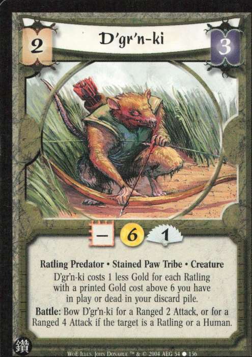 Legends of the Five Rings - L5R D'gr'n-Ki