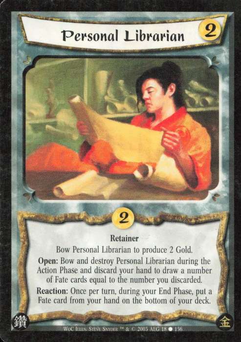 Legends of the Five Rings - L5R Personal Librarian