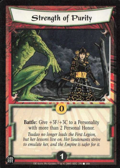 Legends of the Five Rings - L5R Strength of Purity