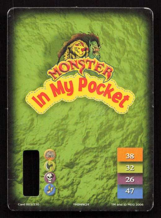 Monster In My Pocket Card 3
