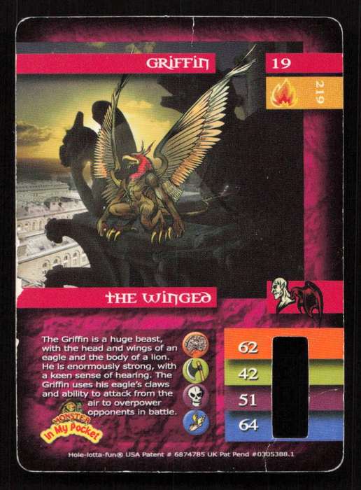 Monster In My Pocket Card 19