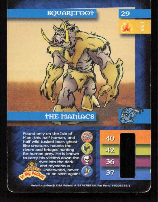 Monster In My Pocket Card 29