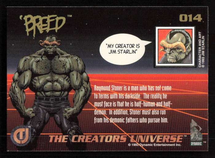 1993 Dynamic Entertainment The Creators Universe 014 BREED
