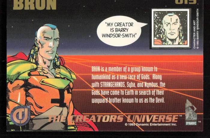 1993 Dynamic Entertainment The Creators Universe 015 BRON