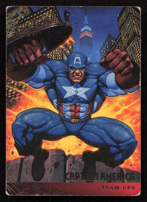 1995 Marvel Fleer Ultra Spider-man 112 Captain America