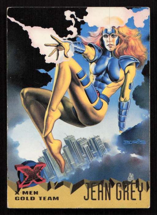 1995 Fleer Ultra X-Men 102 Gold Team Jean Grey