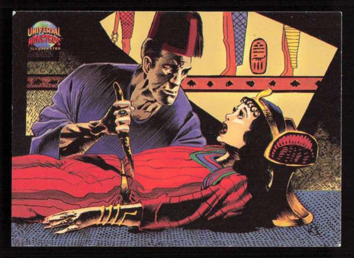 1991 Topps Universal Monsters Trading Card 33 The Mummy