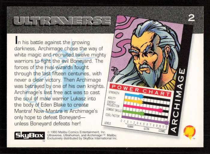 1993 SkyBox Ultraverse Archimage 2