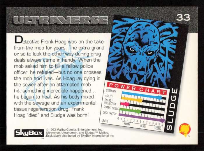 1993 SkyBox Ultraverse Sludge 33