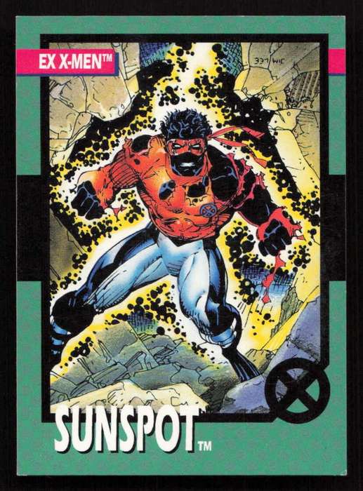 1992 Impel Marvel Sunspot 81