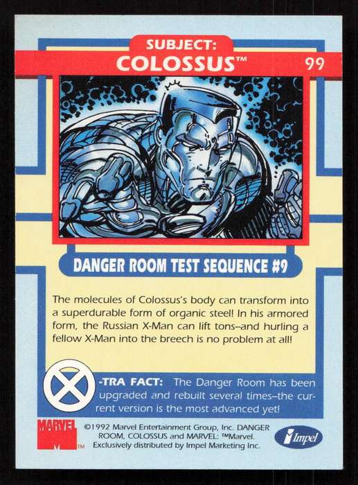 1992 Impel Marvel Colossus 99
