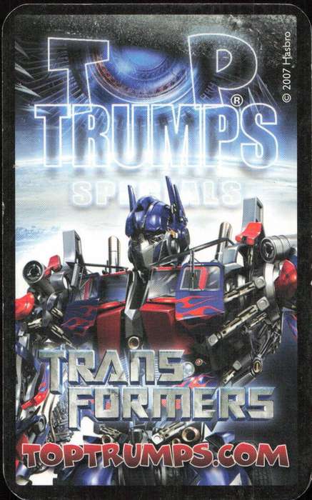 2007 Top Trumps Transformers Brigham