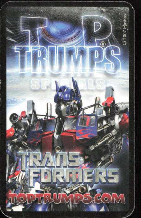 2007 Top Trumps Transformers Scorponok