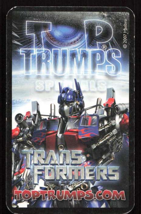 2007 Top Trumps Transformers Megatron