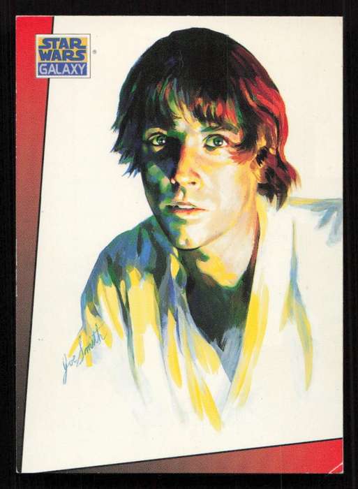 1993 Topps Star Wars Galaxy Luke Skywalker G