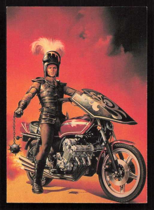 1991 Boris Vallejo 70. knight On Wheels