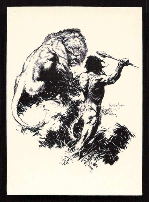 Comic Images 1993 Frazetta II The Legend Continues 1. Tarzan and the Golden Lion