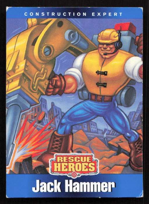 1998 Fisher-Price / Mattel Rescue Heroes Jack Hammer