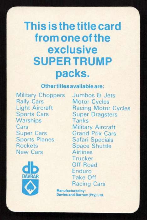 Super Trumps Quartette Super Dragsters