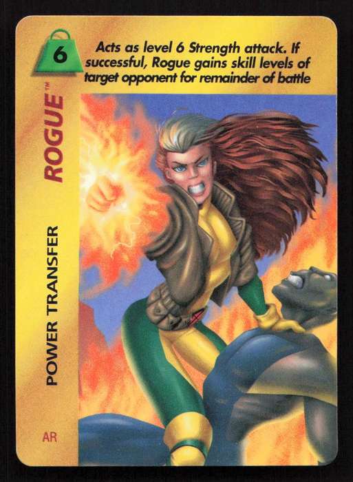 1996 Marvel OverPower Card Game Rogue