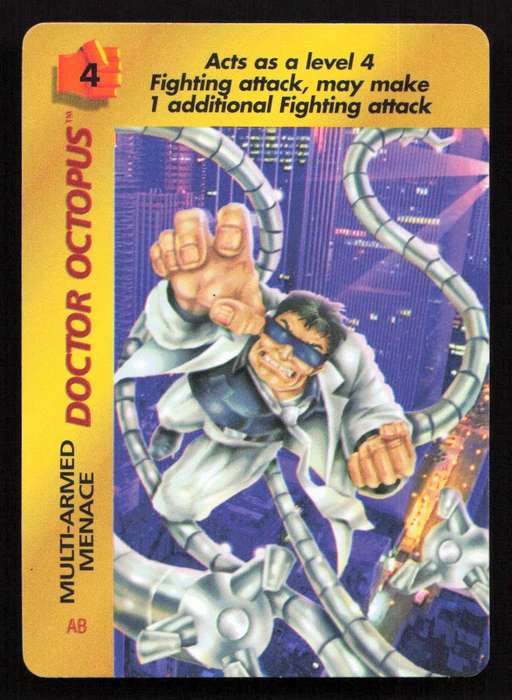 1996 Marvel OverPower Card Game Doctor Octopus