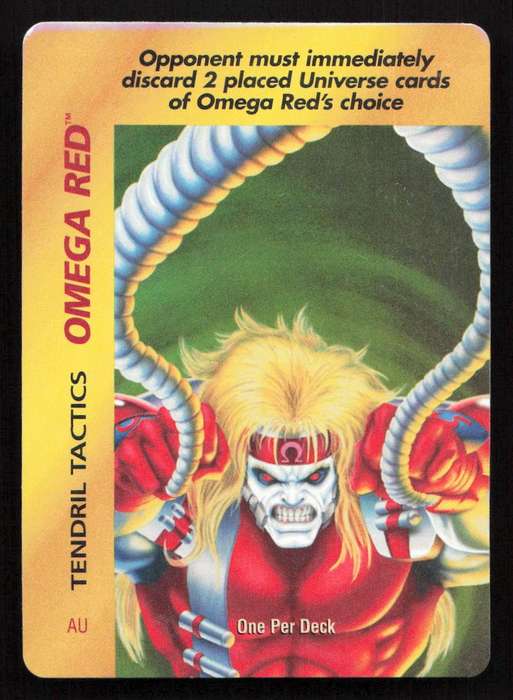 1996 Marvel OverPower Card Game Omega Red
