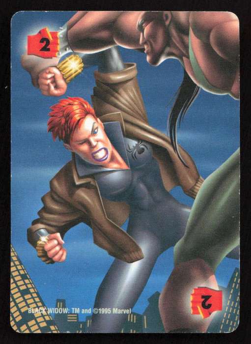 1996 Marvel OverPower Card Game Black Widow