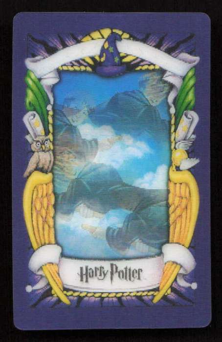 2001 Warner Bros. Harry Potter Chocolate Frog Lenticular Cards - Series 1 - Ron Flying