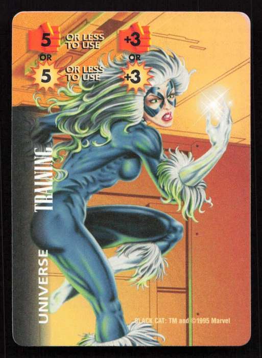 1996 Marvel OverPower Card Game Black Cat